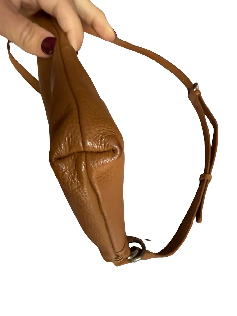 Lucky Brand Cognac Leather Crossbody Bag